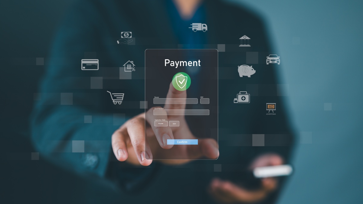 Représentation d'un logiciel gratuit de paiement.