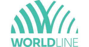 logo de la marque Worldline une société francaise qui gere les terminaux de paiement